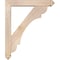 Ekena Millwork Olympic Arts and Crafts Smooth Bracket w/ Offset Brace, Douglas Fir, 5 1/2"W x 30"D x 36"H BKT0604X30X36OLY03SDF - alternate 3